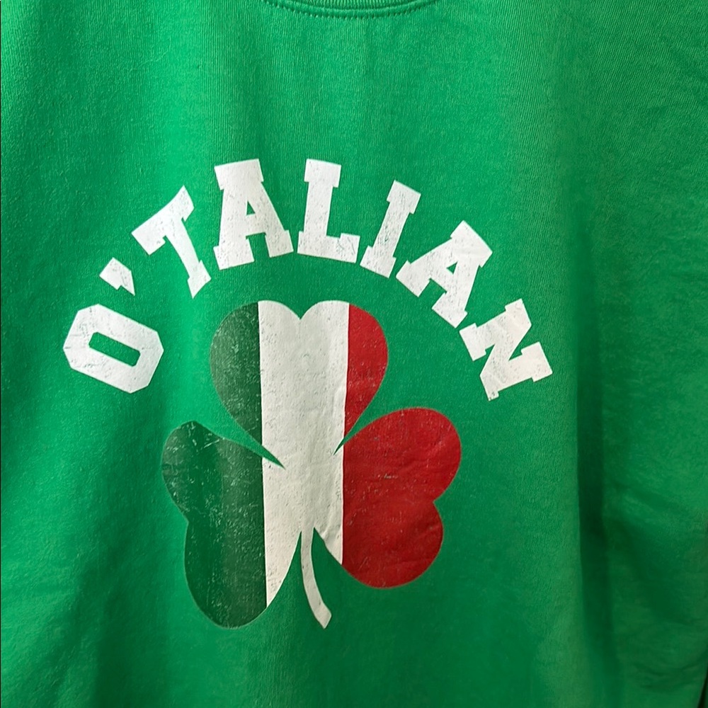Green O'Talian Shamrock Sweatshirt